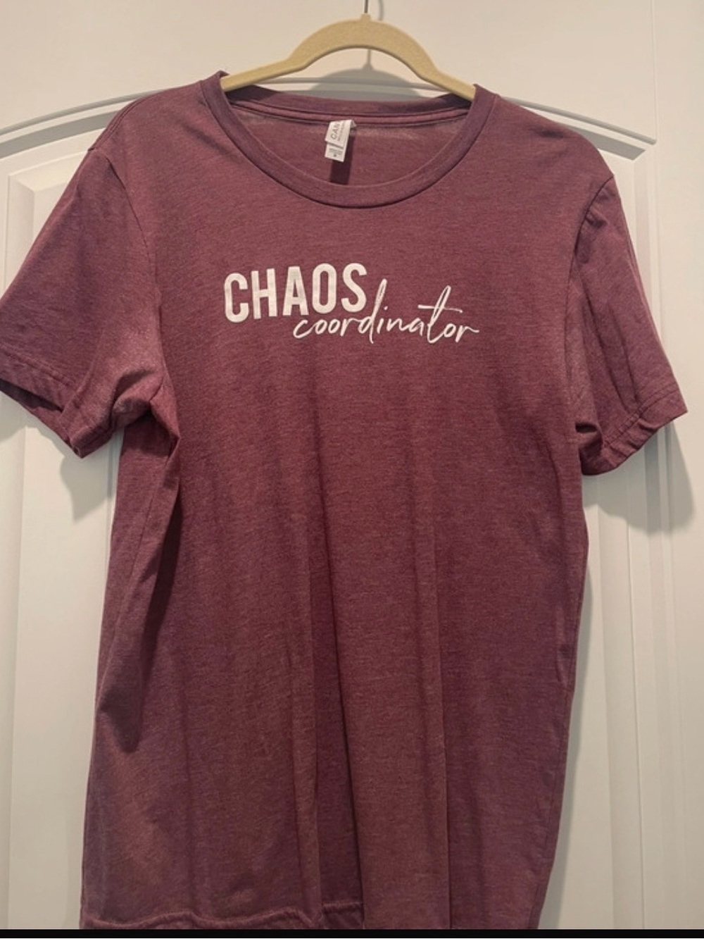 Chaos Coordinator Women's Crewneck Bella Canvas Tee